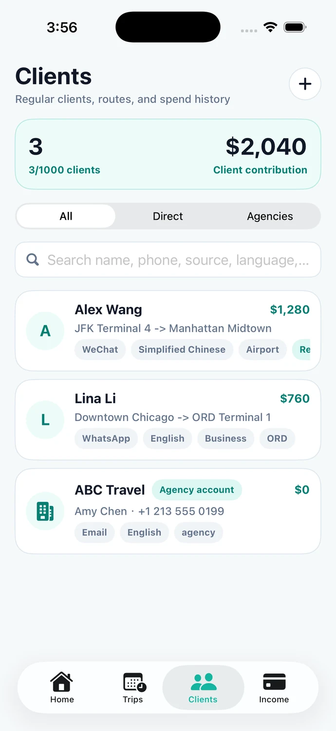 Clients & contacts